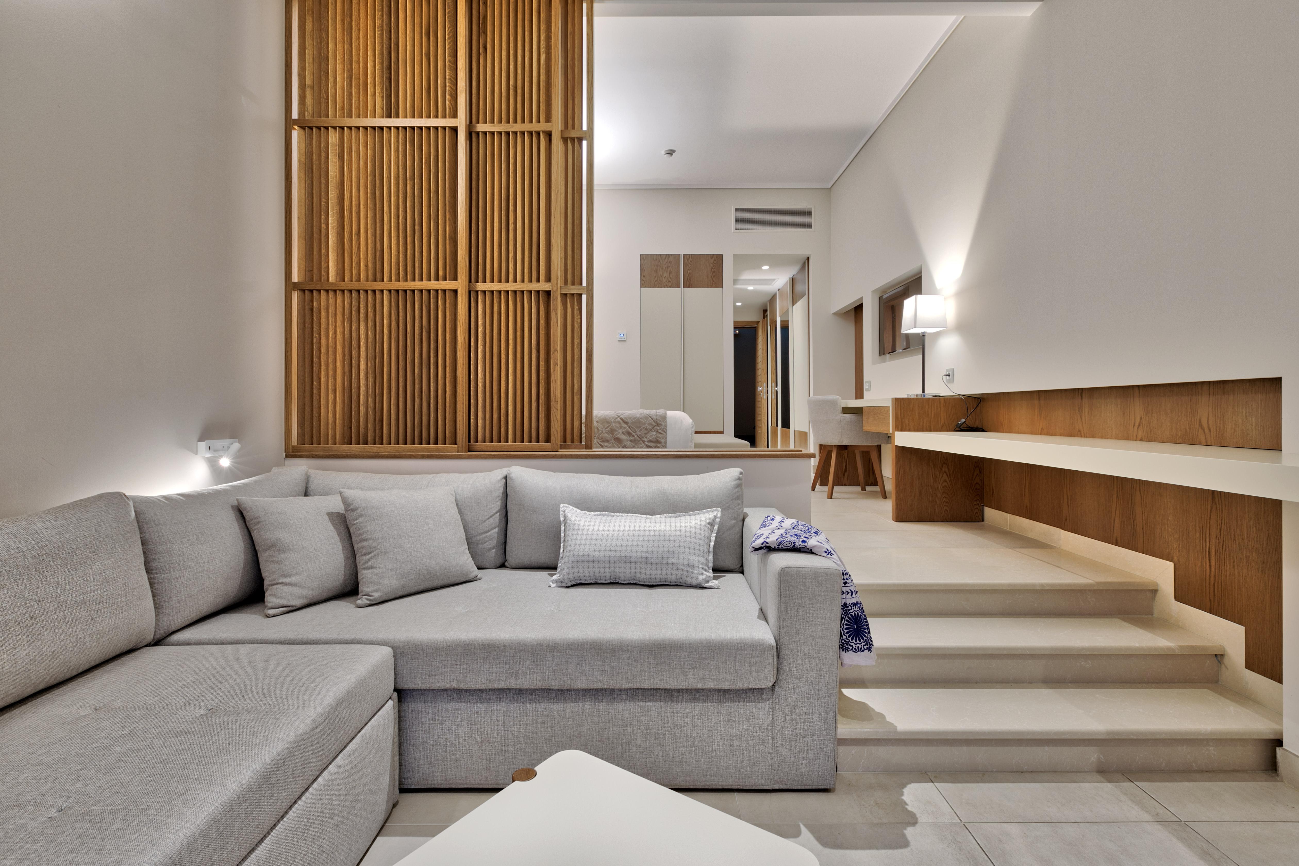 Miraggio Thermal Spa Resort ปัลลูรี ภายนอก รูปภาพ Interior of a suite at the hotel